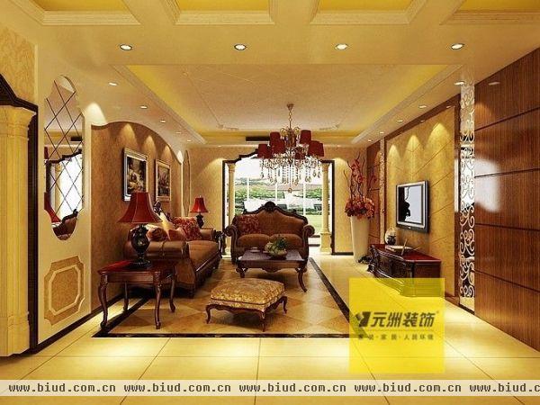 东亚马赛公馆-三居室-150平米-装修设计