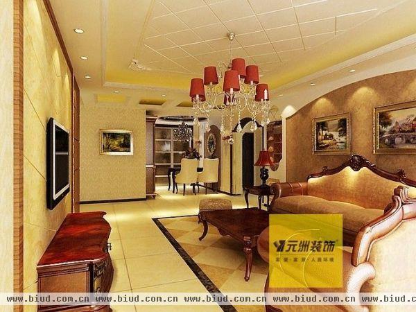 东亚马赛公馆-三居室-150平米-装修设计