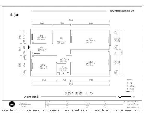 知春路小区-二居室-65平米-装修设计