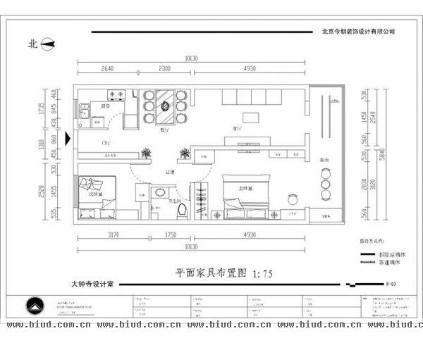 知春路小区-二居室-65平米-装修设计