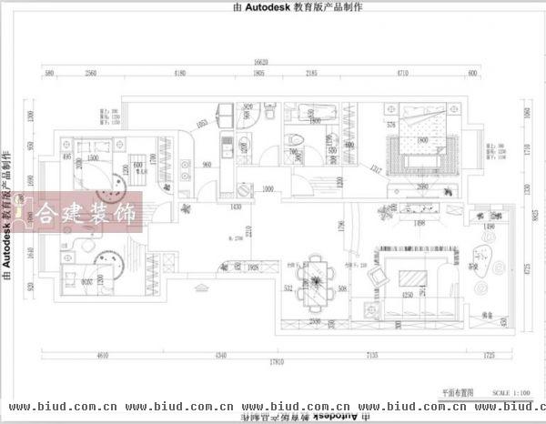 银谷美泉家园-三居室-145平米-装修设计