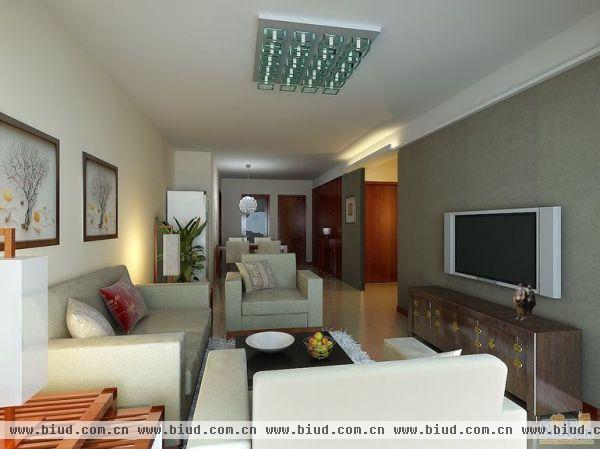 中海紫金苑-三居室-150平米-装修设计