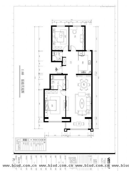 金隅翡丽·铂爵郡-五居室-200平米-装修设计