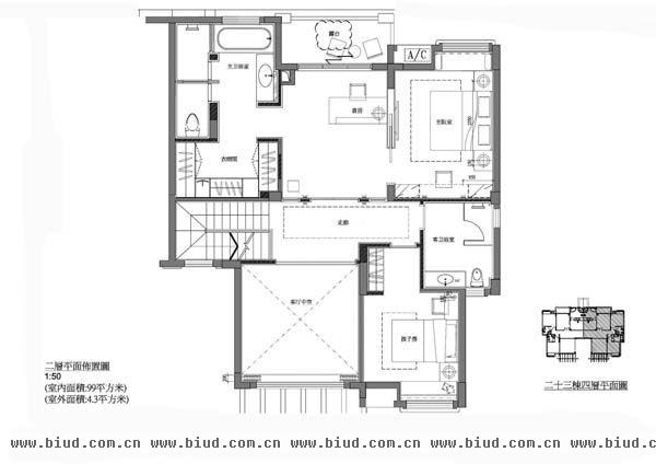 远洋·傲北（巴摩梭罗）-别墅-139平米-装修设计