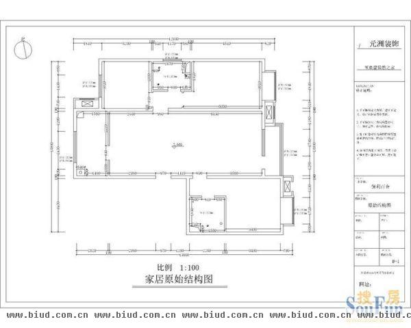 保利百合花园-三居室-140平米-装修设计