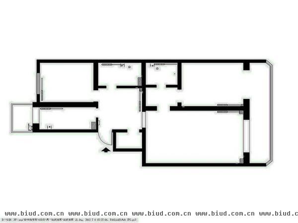 城市印象-二居室-110平米-装修设计