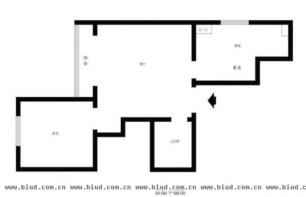 金隅悦和园-一居室-65平米-装修设计