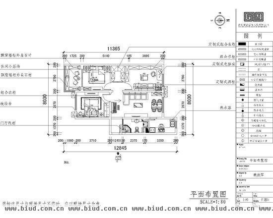 军博供电局宿舍-三居室-93平米-装修设计