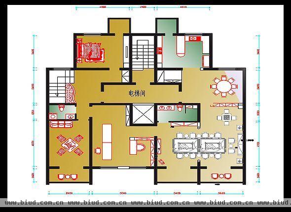 书香世家-三居室-390平米-装修设计