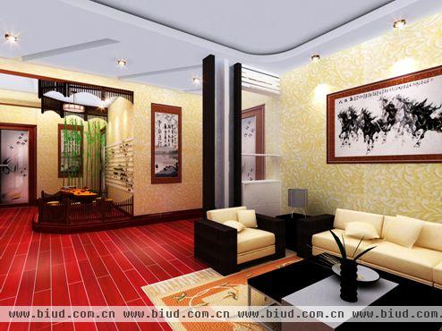 国风北京-二居室-103平米-装修设计