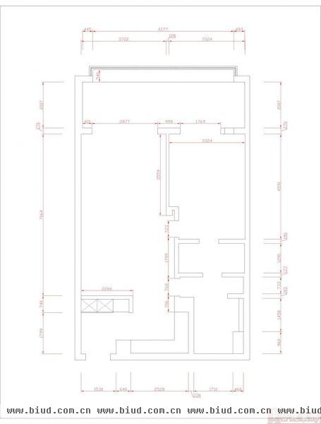 首创禧瑞都-一居室-58平米-装修设计