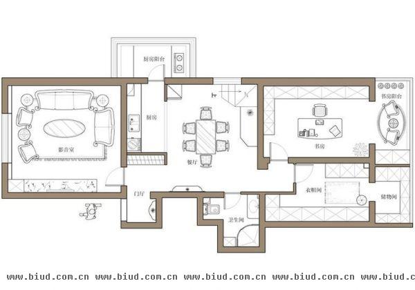 曙光里-三居室-160平米-装修设计