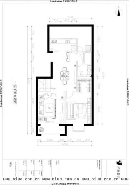 银谷美泉家园-三居室-130平米-装修设计