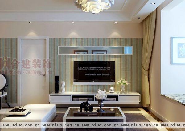中铁国际城-二居室-101平米-装修设计