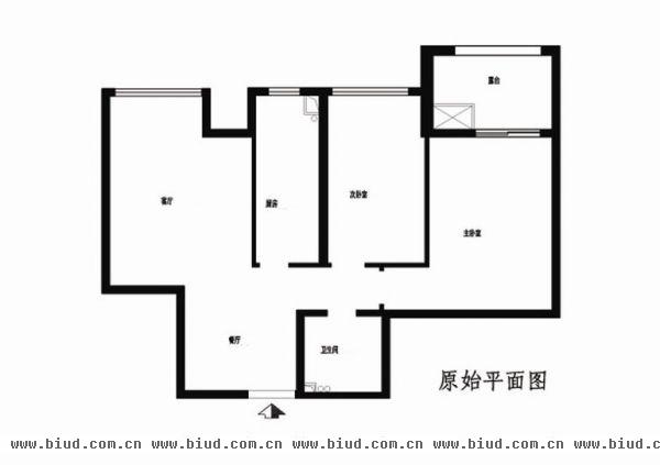 林萃西里-二居室-99平米-装修设计