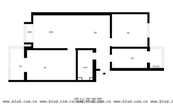 北京城建徜徉集-二居室-98平米-装修设计