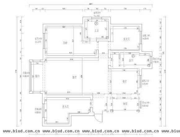 翠林漫步-三居室-155平米-装修设计