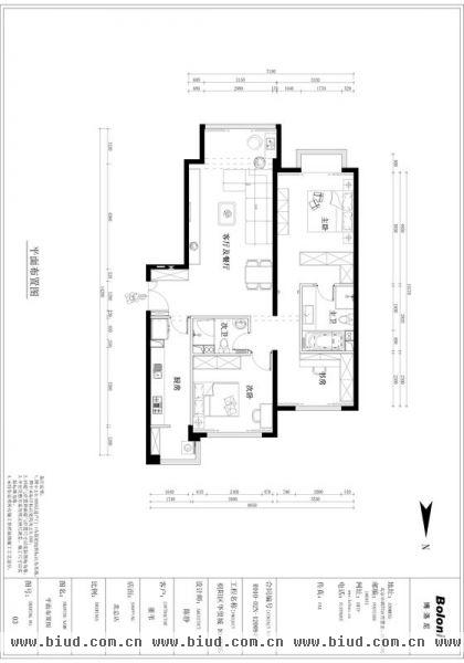 华茂城-四居室-140平米-装修设计