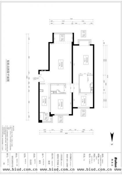华茂城-四居室-140平米-装修设计