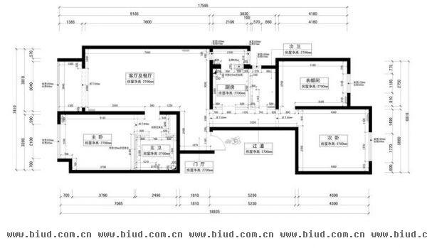 四合上院-四居室-160平米-装修设计