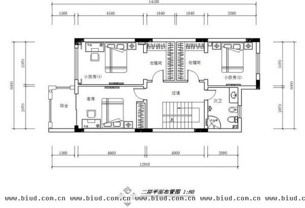 协信彩云湖1号-别墅-340平米-装修设计