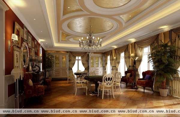 财富城堡-六居室以上-1200平米-装修设计