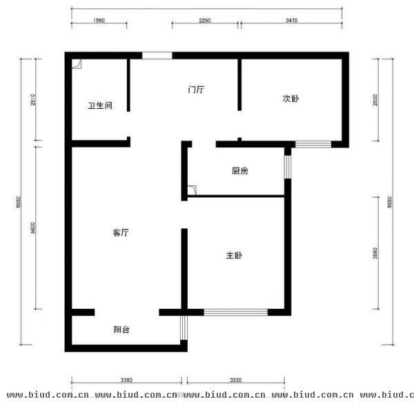 恒华·安纳湖-二居室-90平米-装修设计