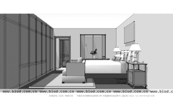 西山一号院-三居室-210平米-装修设计