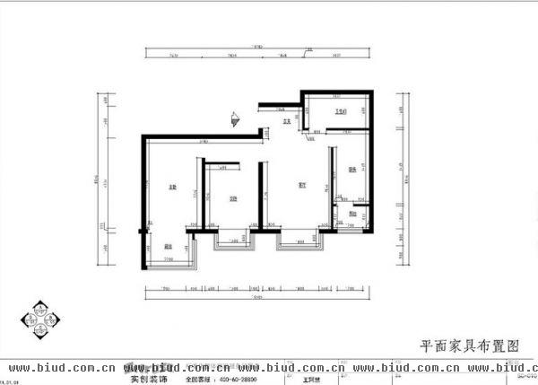 六郎庄-二居室-76平米-装修设计