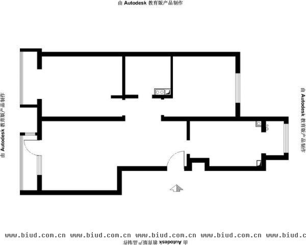 百环家园-二居室-90平米-装修设计
