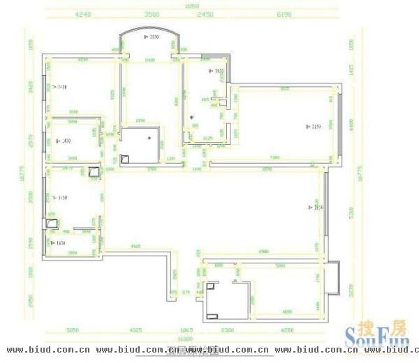 东方太阳城二期-三居室-180平米-装修设计