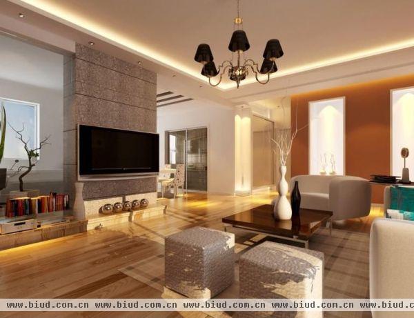 东亚马赛公馆-三居室-101平米-装修设计