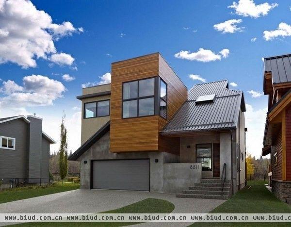 棕色和白色的完美组合 温馨的现代家居