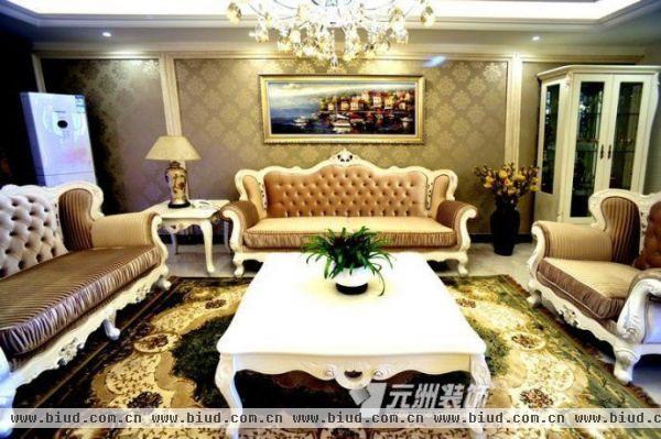 华侨城高档社区198平-三居室-198平米-装修设计