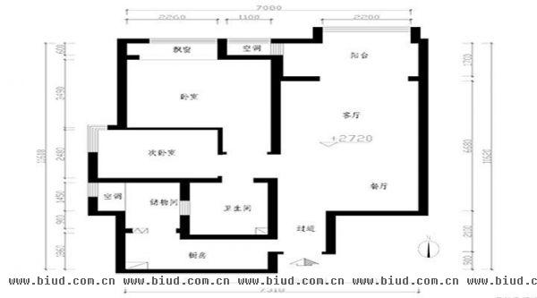 北京城建·红木林-三居室-117平米-装修设计