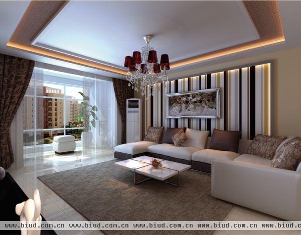 北京风景-三居室-125平米-装修设计