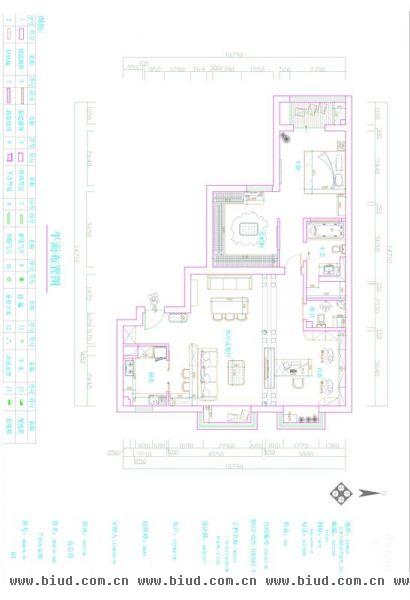 新裕家园-三居室-132平米-装修设计