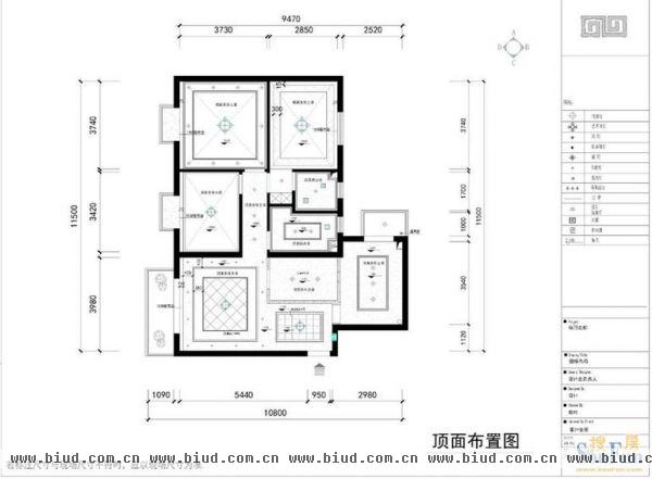 中信城-三居室-120平米-装修设计