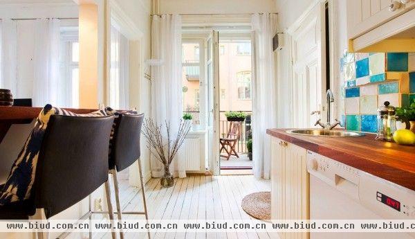 瑞典33平米美型厨房公寓室内设计