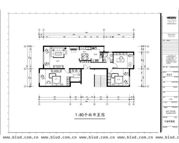 龙湖·时代天街-三居室-145平米-装修设计