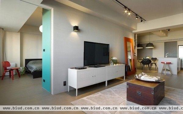 台湾极简风格的优雅住宅室内设计效果图