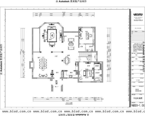 龙湾别墅-六居室-320平米-装修设计
