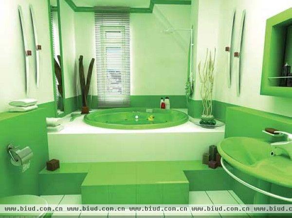 缺少绿色的家居往往会显得死板、单调和平庸。现代的浴室设计一如既往地追求着简洁和优雅，然而往往会缺少着一种灵气和生机。