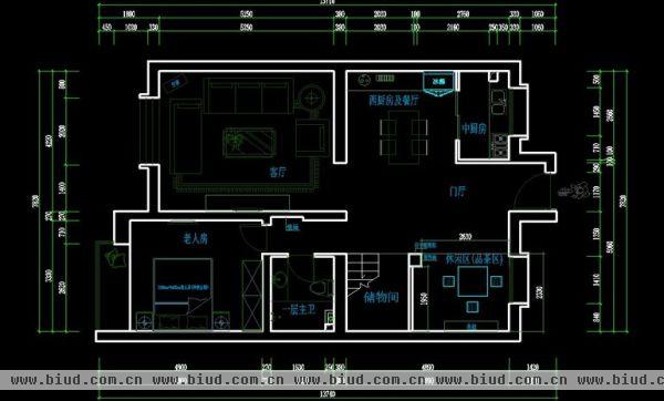 百旺杏林湾-四居室-180平米-装修设计