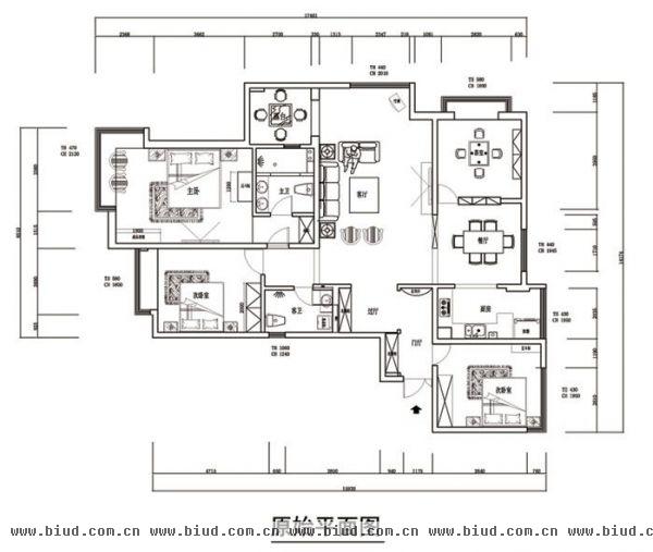 荣盛阿尔卡迪亚-四居室-220平米-装修设计