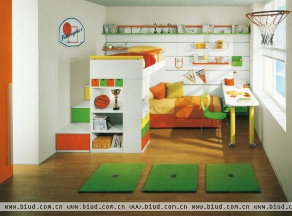 儿童房是孩子的卧室、起居室和游戏空间，是孩子的自由天地。我们为您收集了几款创意趣味儿童房的设计方案，希望有一款适合你的孩子。
