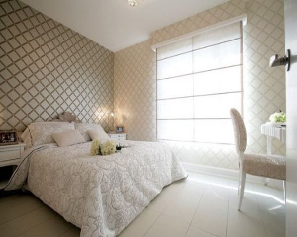 浪漫温馨的卧室环境，既淡雅又显得清新高贵。