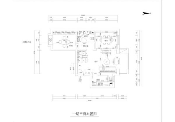 丽都壹号-五居室-125平米-装修设计