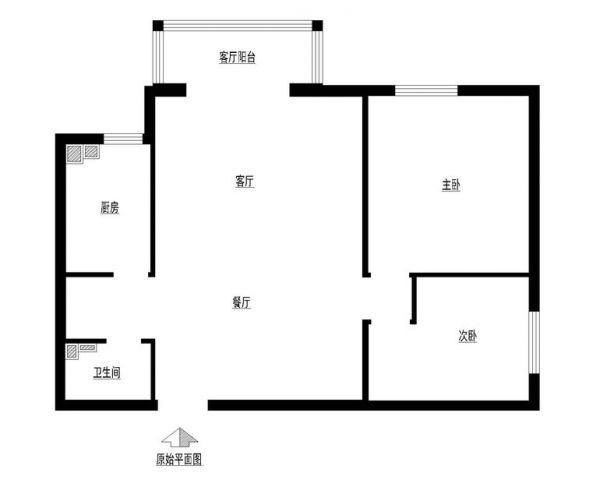 丽都壹号-二居室-102平米-装修设计