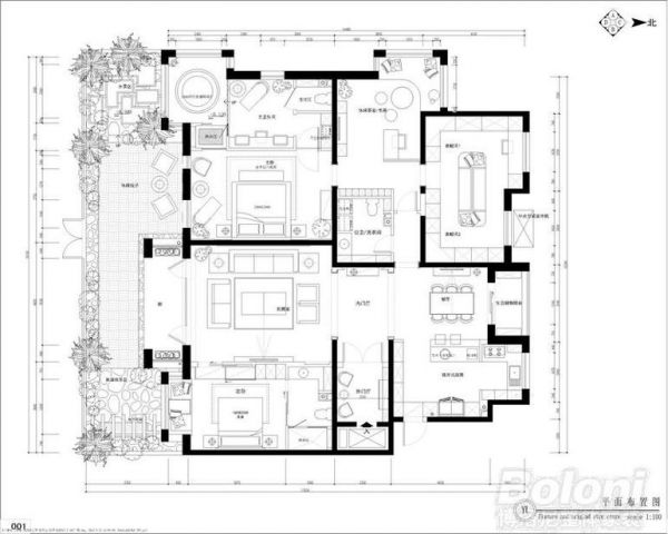 润泽悦溪-三居室-285平米-装修设计